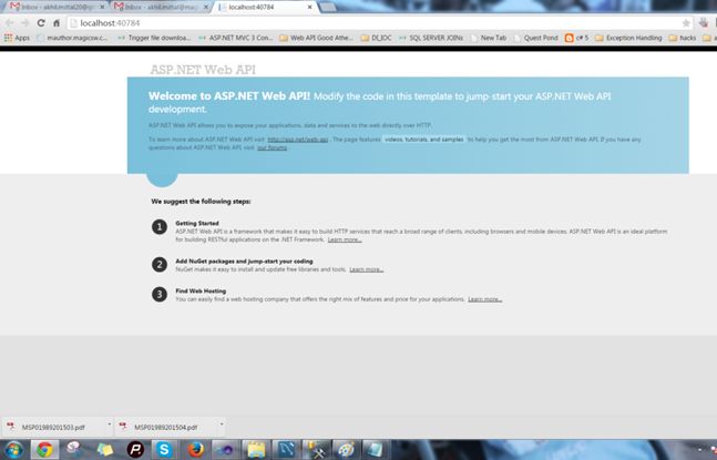 Just run the application